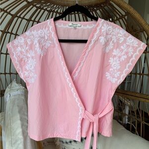 Madewell wrap top
